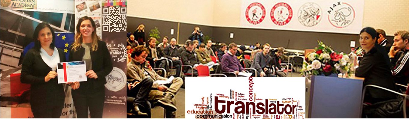 Roemeens tolk voor intertnationale conferentie